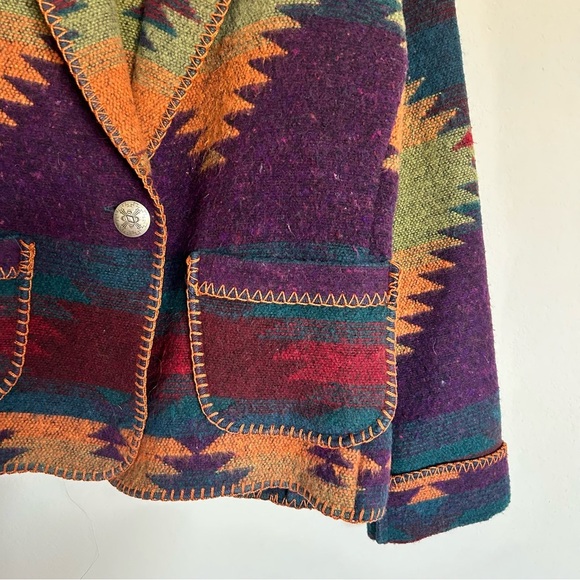 Rhonda Stark Southwestern Blazer | size S - Picture 2 of 9